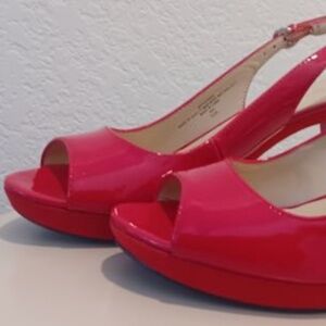 Women's Red Patent Sandals